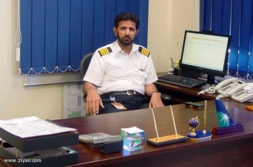 ترقية الكابتن طيار شيبان مثيب إلى كبير الطيارين