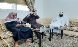 الشيخ صالح بن سحمان العلياني يزور الشاعر أحمد بن محمد بن مجبر العلياني للاطمئنان على صحته